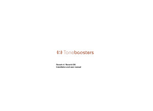 Toneboosters Reverb iOS & iPadOS - mode d’emploi [EN]