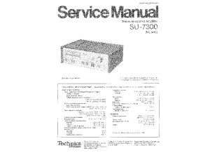 Technics-SU-7300-Service-Manual