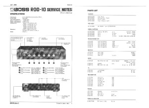 Boss-ROD-10-Service-Notes