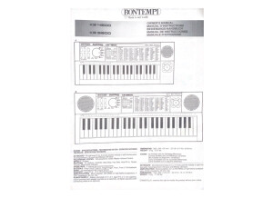 Notice bontempi system 5 ks 5600