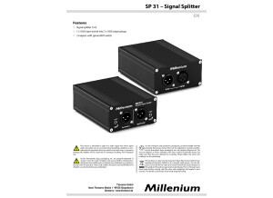 millenium sp31 splitter