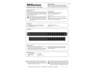 millenium patch pb16 xlr in out fr