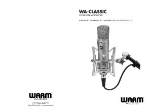 Warm-Audio-WA-CLASSIC-Manual-2019