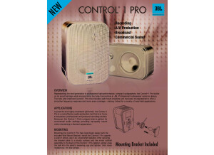 jbl Control1Pro brochure