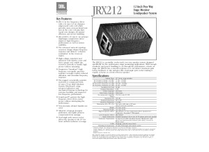 jbl JRX212 Spec
