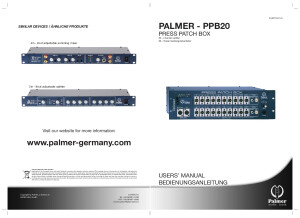 palmer ppb20 splitter