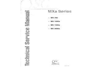 qsc mxa serie service manual