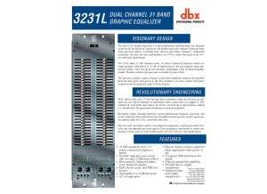 dbx 3231l brochure