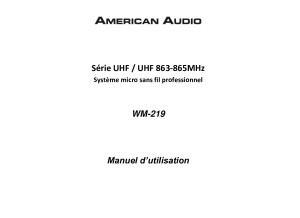 AMERICAN AUDIO WM-219 FR