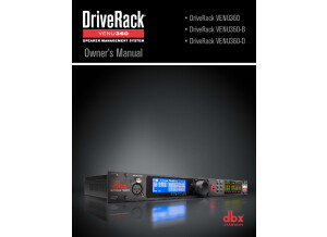 dbx driverack venu360 360b 360d