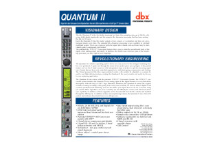 dbx quantum II brochure