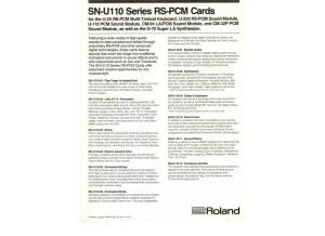 SN-U110 Series RS-PCM Cards