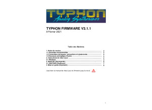 TYPHON FIRMWARE V3.1.1 FR
