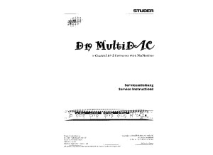 studer d19 multidac service manual