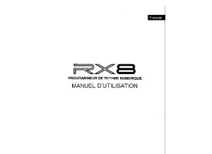 Yamaha - RX8 - Manuel Utilisation
