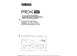 Yamaha - RX8 - Owner's manual (eng)