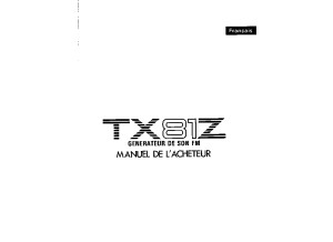 Manuel TX81z