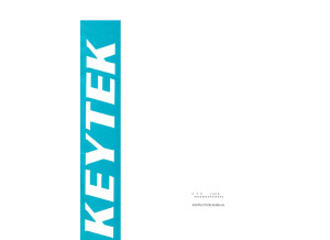 Full Instruction Manual keytek 2000 EN