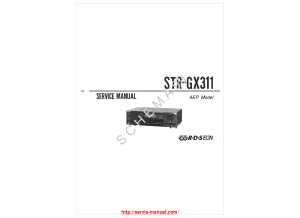 sony strgx311 sch