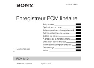 sony pcmm10
