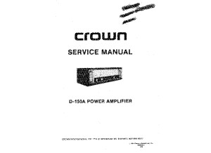 crown d150a service manual part1