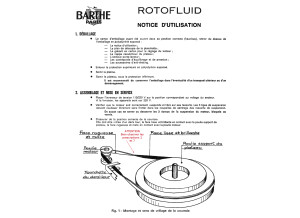 barthe rotofluid owners manual