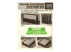 Roland System100 Brochure / Janvier 1976