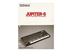 Roland Jupiter 6 Brochure Avril 1983