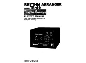 Roland TR-66 Owners Manual