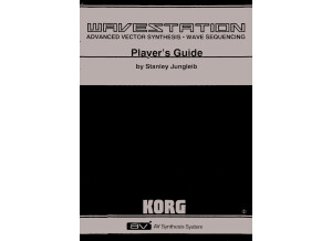 Korg Wavestation Players Guide by Stanley Jungleib