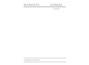 marantz cdr630