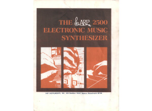ARP 2500 Brochure