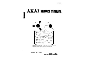 AKAI GX-636d service Elo