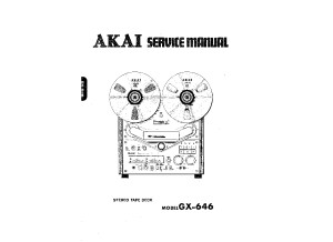AKAI GX-646 service Elo