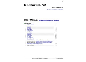 MIDIbox SID V2 Manuel