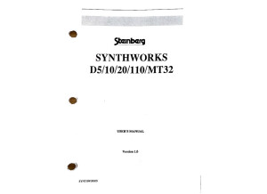 Manuel Steinberg Synthworks D10-20-110-MT32 English