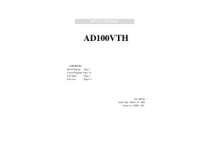 Vox AD100VTH Service Manual