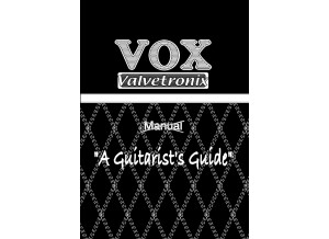 Vox Valvetronix AD60VT - Guitarist's guide - User manual english