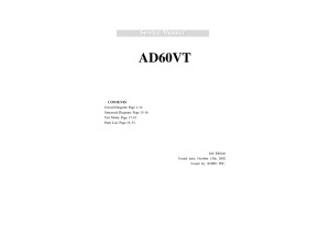 Vox AD60VT Service Manual