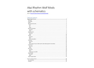 Rhythm Wolf Mods with schematics - openmusiclabs