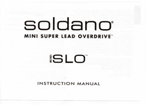 Soldano Mini-SLO_Instruction Manual