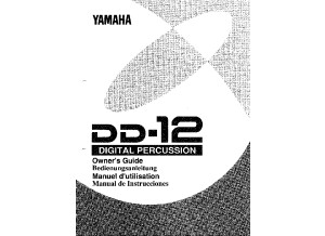 Manuel Yamaha DD-12