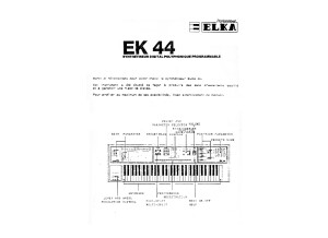 EK44 manuel d'utilisation
