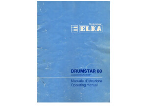 ELKA Drumstar 80 manual