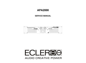 ecler_apa2000_amplifier_service_manual