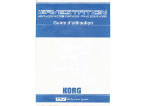 KORG WaveStation WS1 Notice-utilisation-FR