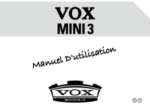 Vox Mini 3 - Manuel d'utilisation - Français
