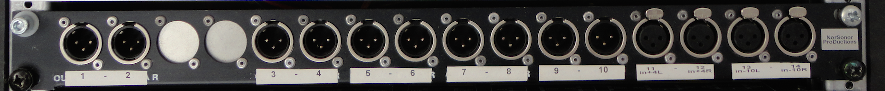 Neutrik Patch XLR (5438)