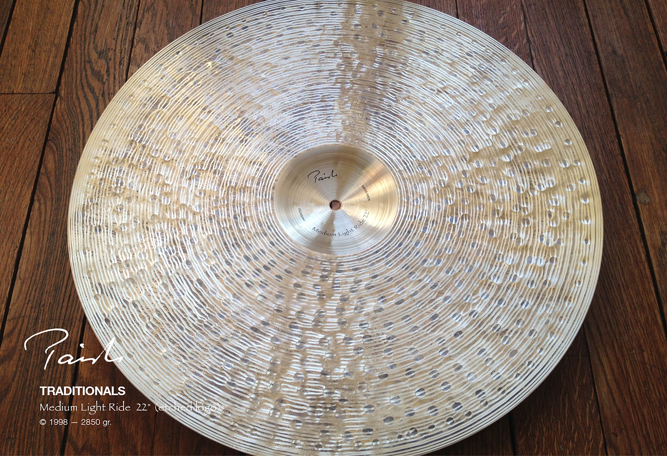 Paiste Signature Traditionals Medium Light Ride 22''