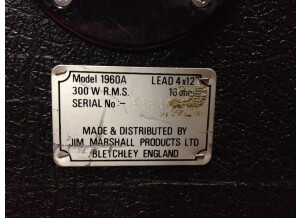 Marshall 1960A JCM800 Lead (78632)